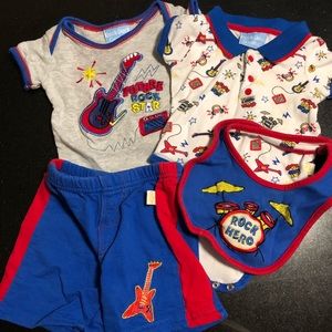 Baby rock star outfit bundle
